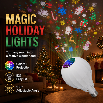 Colorful Rotating Christmas Atmosphere Projector