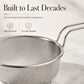 🔪 50% OFF NOW! 🍳 Stainless Steel Sieve with Handle – Fine mesh, durable & easy-grip – Perfect for straining pasta, fruits & veggies 💧