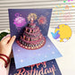 Birthday Cards With Fireworks & Pop Up Cake & Blow-able Music