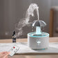 🌧️ 7-Color Rotating Raindrop Humidifier: Ultrasonic Cool Mist, 300ml, Quiet, Auto Shut-Off