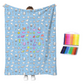 Creative Cozy Coloring Blanket Kit
