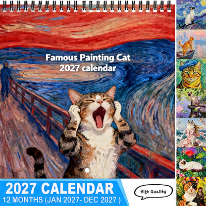 🐱2027 Funny Cat Meme Calendar