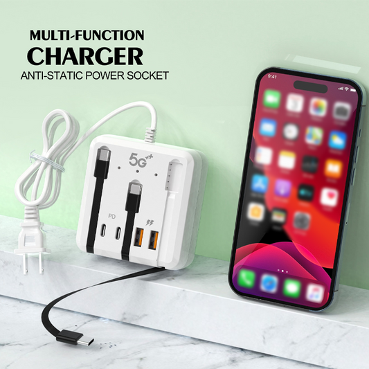 ⚡ Multi-Port USB Charging Station | EU/US/UK