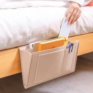 🥳HOT SALE🥳💞10K+ SOLD! Bedside Caddy – From £9.97! Multi-pockets, soft felt & easy install. Everything within reach – grab yours! ✅