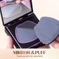 Face Oil Blotting Sheets with Mirror and Puff