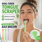 Clean Tongue Instantly! No-Gag 3-in-1 Silicone Scraper