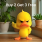 🔥2026 Hot Sale 50% OFF✨⚡ 50K+ SOLD! 🎁3D Printed Angry Yellow Duck Desk Toy