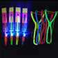 LED Slingshot Helicopters Flying Toy