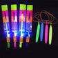 LED Slingshot Helicopters Flying Toy