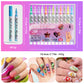 💅 12-Color Nail Art Pens: 0.7mm Ultra-Fine Tip, Quick-Dry, Waterproof, Water-Based, Fade-Resistant