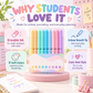 🏆 LIMITED-TIME 50% OFF! ✨9 Colors Erasable Gel Pen Set