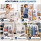 Large Capacity Foldable Mesh Laundry Hamper