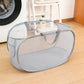 Large Capacity Foldable Mesh Laundry Hamper