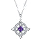 ☘️ Celtic Knot Birthstone Necklace – Elegant & Adjustable for Everyday & Special Occasions