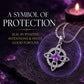 ☘️ Celtic Knot Birthstone Necklace – Elegant & Adjustable for Everyday & Special Occasions