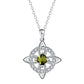 ☘️ Celtic Knot Birthstone Necklace – Elegant & Adjustable for Everyday & Special Occasions