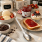 Stainless Steel Hammered Dessert Spoon