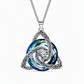 Women's Celtic Knot Birthstone Pendant Necklace