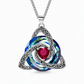 Women's Celtic Knot Birthstone Pendant Necklace