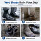 Waterproof High-Top Silicone Rain Shoe Covers