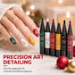 6-Color Christmas Nail Polish Pen Set