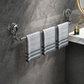 Hang Towels Instantly! No-Drill Adjustable Suction Bar