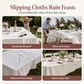 Christmas Stretch Fitted Table Cover for Rectangular Tables
