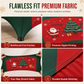 Christmas Stretch Fitted Table Cover for Rectangular Tables