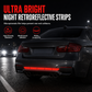 Be Seen Instantly! No-Dark Reflective Bumper Strips