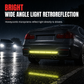 Be Seen Instantly! No-Dark Reflective Bumper Strips