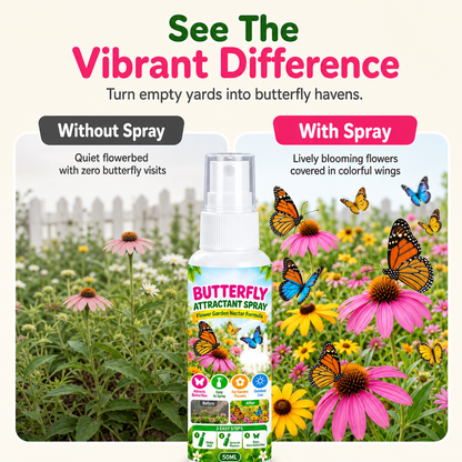 Outdoor Garden Butterfly Attracting Fragrance Spray