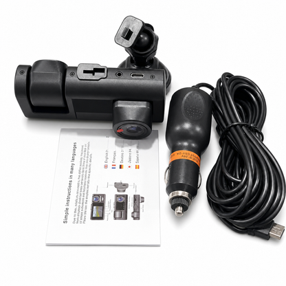 3 Channel 1080P HD Car Dashboard Camera
