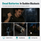 Portable Saltwater-Powered LED Emergency Camping Lantern