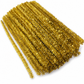 100-Piece Glitter Chenille Stems for DIY Crafts