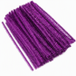 100-Piece Glitter Chenille Stems for DIY Crafts