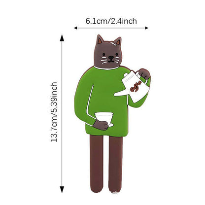 Creative Cat Magnetic Hooks Bendable Refrigerator Magnets