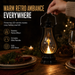 Vintage LED Kerosene Lantern Decorative Hanging Lamp
