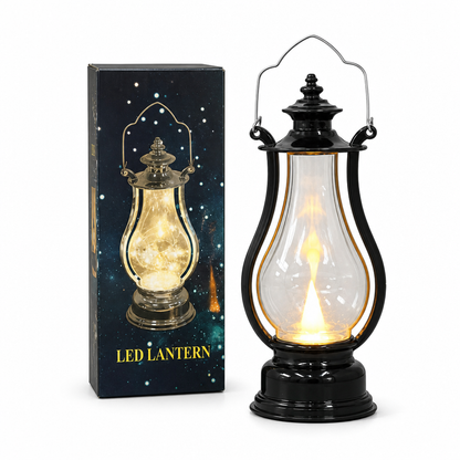Vintage LED Kerosene Lantern Decorative Hanging Lamp
