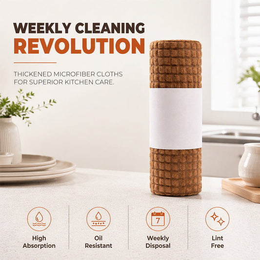 Microfiber Tear-Off Cleaning Cloth Roll
