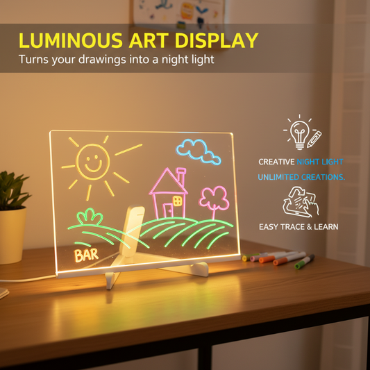 DIY Illuminated Acrylic Drawing Board