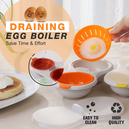 Microwave oven for cooking eggs