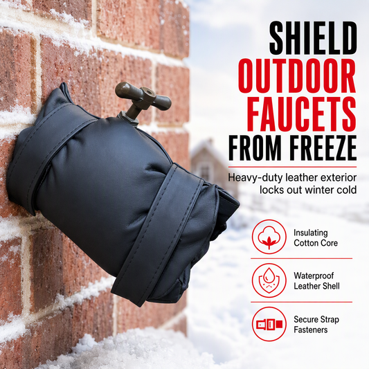 Outdoor Faucet Cover for Winter Freeze Protection