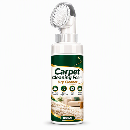 Household Carpet and Sofa Cleaning Foam Spray Set 100ml Stain and Dust Remover with Towel