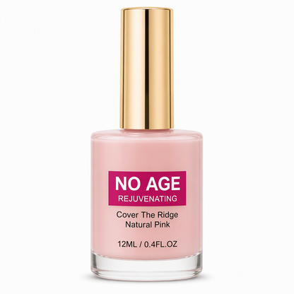 Glossy Nude Pink Nail Ridge Filler and Smoothing Liquid for Uneven Nails 12ml