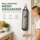 Organize Grocery Bags Instantly! Wall-Mounted Mesh Bag Holder