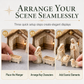 Miniature Resin Nativity Scene Figures for Dollhouse DIY Accessories and Desktop Micro Landscape Decoration