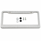 Stainless Steel Rhinestone License Plate Frame