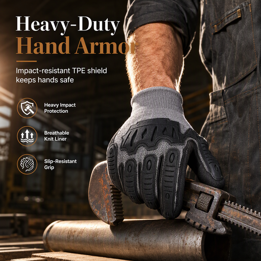 Thickened Impact Resistant Work Gloves
