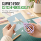Portable Retractable Safety Scissors for Kids and Adults Multi-Purpose Handheld Scissors for DIY Paper Cutting and Package Opening
