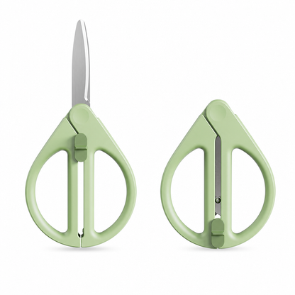 Portable Retractable Safety Scissors for Kids and Adults Multi-Purpose Handheld Scissors for DIY Paper Cutting and Package Opening